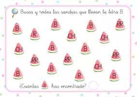 Vista previa - Hojas de trabajo - CUADERNO CONSONANTES CH-R-RR-B - página 3