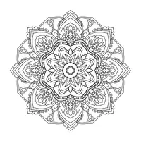 Aperçu - Matériel pour travaux manuels / dessin - Mandalas Spirales - Livre de coloriages +60 illustrations - Page 2