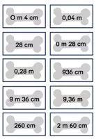 Vorschau - Spiele - Materialpaket Hunde Längen cm m km Mathe 3.Klasse 4. Klasse Stationen - Seite 3