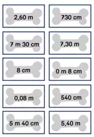Vorschau - Stationenlernen - Hunde Längen Drillinge finden Zentimeter Meter Kilometer Mathe 3.Klasse 4.Klasse - Seite 3