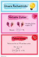 Vorschau - Poster - Rechentricks Klasse 1 - 2 | Tafelmaterial | Mappenübersicht | Mathe | Erste Klasse - Seite 3