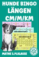 Vorschau - Stationenlernen - Hunde Bingo Längen Zentimeter Meter Kilometer Mathe 3. Klasse 4. Klasse - Deckblatt