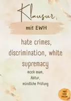 Vorschau - Test - Klausurvorschlag hate crimes, LGBTQ, discrimination, mit EWH, Abitur, mock exam, mündliche Abiturprüfung - Deckblatt