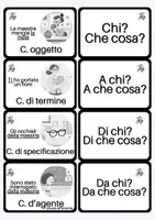 anteprima - Materiale di supporto/inclusione - Memory game analisi logica - COMPLEMENTI - Pagina 1