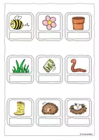 Vorschau - Fördermaterial/Inklusion - Klettmappe, Wörter, Jahreszeiten - Seite 3