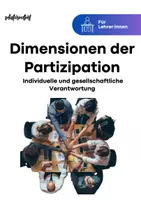 Vorschau - Unterrichtsreihen - Unterrichtsreihe: Dimensionen der Partizipation: Individuelle und gesellschaftliche Verantwortung; Möglichkeiten der politischen Willensbildung, der gesellschaftlichen Einflussnahme und der Mitgestaltung - Deckblatt