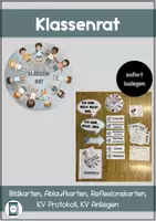 Vorschau - Bildkarten - Klassenrat - Anleitungs- und Bildkarten - Deckblatt