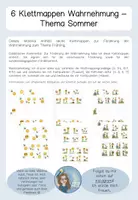 Vorschau - Fördermaterial/Inklusion - Klettmappen - Förderung der Wahrnehmung - Sommer - Seite 1