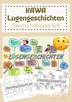 Vorschau - Merkblätter - KAWA Lügengeschichten Klasse 5/6 - Deckblatt