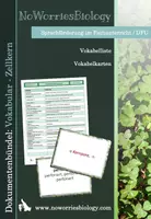 Vorschau - Arbeitsblätter - DFU - Vokabular - Zellkern - Deckblatt