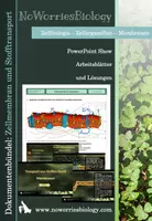 Vorschau - Arbeitsblätter - Zellen - Struktur der Zellmembran und Transport von Stoffen durch Membranen - Deckblatt