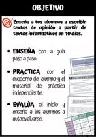 Vista previa - Hojas de trabajo - Escribir ensayos de opinión a partir de textos informativos - página 3
