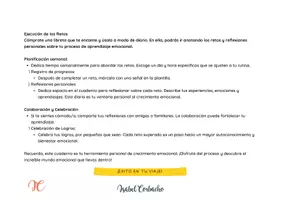 Vista previa - Hojas de trabajo - PROGRAMA DE ENTRENAMIENTO EN INTELIGENCIA EMOCIONAL Y HABILIDADES SOCIALES - página 3