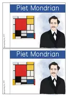 Vorschau - Arbeitsblätter - Materialpaket - Piet Mondrian - Seite 1