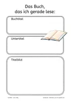 Vorschau - Arbeitsblätter - Eine strukturierte Vorlage für die erste Buchvorstellung - Seite 2