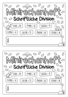 Vorschau - Arbeitsblätter - Schriftliche Division Übungsheft - Seite 1