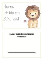 Vorschau - Arbeitsblätter - Hurra, ich bin ein Schulkind (Heft für Schnuppertag oder Erst Hausaufgabe) - Seite 2