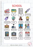 Vista previa - Refuerzo / NEE / Materiales de apoyo - MY VISUAL DICTIONARY (+600 WORDS +30 TOPICS) WITH WORDS - página 3