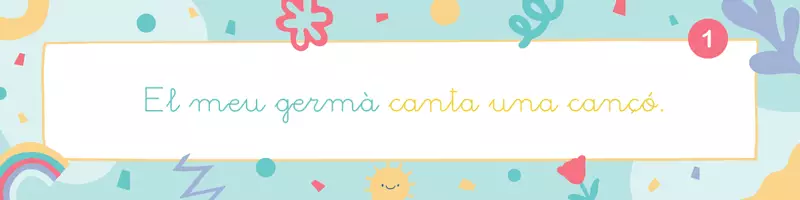 Vista previa - Tarjetas / Manipulativos - GRAMÀTICA MONTESSORI: Anàlisis NOM I VERB autocorrectiu - página 1