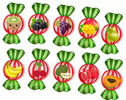 Vista previa - Tarjetas / Manipulativos - fonema /d/ y campos semántico de frutas - página 2