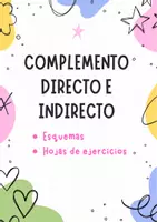 Vista previa - Unidades / Secuencias / Situaciones de Aprendizaje - COMPLEMENTO DIRECTO E INDIRECTO - Portada