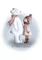 Vorschau - selbst erstellte Cliparts/Grafiken - Niedliche Kalendercliparts / Cliparts mit Tieren und Kindern - JANUAR - Seite 3
