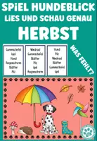 Vorschau - Stationenlernen - Hundeblick Herbst Lies und schau genau Lesespiel visuelle Wahrnehmung Konzentration - Deckblatt