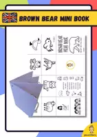 Vorschau - Mal- und Bastelvorlagen - Brown Bear mini book - Deckblatt