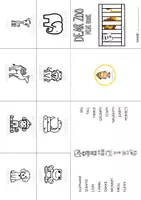 anteprima - Esercizi - Dear Zoo: Storytime Worksheets & flipbook & mini book & Final Tasks - Pagina 3