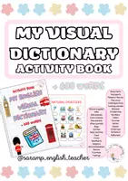 Vista previa - Hojas de trabajo - MY VISUAL DICTIONARY (+600 PICTURES +30 TOPICS) NO WORDS - Portada