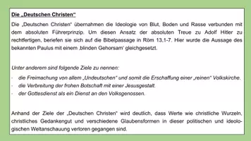 Vorschau - Präsentationen/Tafelbilder - Kurze Präsentation mit wesentlichen Fakten zu Dietrich Bonhoeffer *Widerstand im Nationalsozialismus* GESCHICHTE - Seite 3