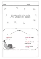 Vorschau - Arbeitsblätter - Arbeitsheft ck/k - Seite 1