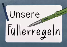 Vorschau - Mal- und Bastelvorlagen - Füller Regeln - Merkposter & Regelfächer - Einführung Füller / Schreiben mit dem Füller Füllerführerschein - Seite 2