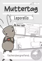 Vorschau - Mal- und Bastelvorlagen - Muttertag "Leporello" - Geschenk-Büchlein - Deckblatt
