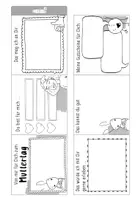 Vorschau - Mal- und Bastelvorlagen - Muttertag "Leporello" - Geschenk-Büchlein - Seite 1