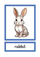 Vorschau - Bildkarten - picture cards animals A4 & A5 (pets, farm animals, local animals, wild animals) - Seite 2