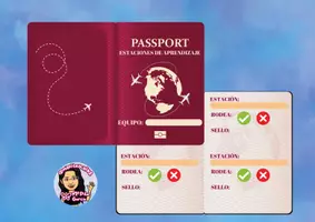 Vista previa - Para docentes: organización, planificación y formación - PASAPORTE DE LOGROS ESTACIONES DE APRENDIZAJE - Portada