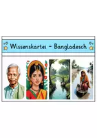 Vorschau - Stationenlernen - Wissenskartei - Bangladesch - Seite 1