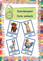 Vorschau - Spiele - picture and word game farm animals - Deckblatt