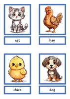Vorschau - Spiele - picture and word game farm animals - Seite 2