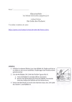Vorschau - Klassenarbeiten - Materialpaket 2x Klassenarbeit Balladen 📚 - "Die Liebe des Fischers" (Gerhard Schöne) und "Johanna Sebus" (J.W. von Goethe) - Seite 1