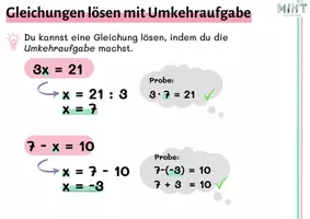 Vorschau - Poster - Klassenzimmerplakate zu Gleichungen - Seite 2