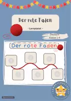 Vorschau - Poster - Der rote Faden Deutsch Erzählen Schreiben Plakat - Deckblatt