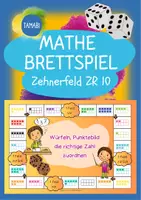 Vorschau - Spiele - Mathe Brettspiel "Zehnerfeld Klasse 1": Mathematik Klasse 1 | Mathe Spiele Klasse 1 | Ergänzen auf 10 - Deckblatt