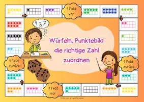 Vorschau - Spiele - Mathe Brettspiel "Zehnerfeld Klasse 1": Mathematik Klasse 1 | Mathe Spiele Klasse 1 | Ergänzen auf 10 - Seite 3