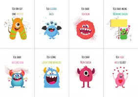 Vorschau - Bildkarten - 40 Kinder-Affirmationen für ein inspirierendes Lernumfeld - Seite 2