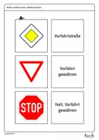 Vorschau - Mal- und Bastelvorlagen - Großes Materialpaket "Verkehrszeichen für die Fahrradprüfung" - Seite 2