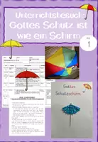 Vorschau - Stundenentwürfe - Gottes Schutz ist wie ein großer Schirm - Unterrichtsbesuch - Deckblatt