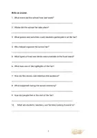 Vorschau - Arbeitsblätter - The Annual School Fair - Reading Comprehension (6. Klasse) - Seite 2