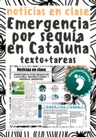 Aperçu - Feuilles d'exercices - Noticias en clase - Urgence sécheresse en Catalogne - Page de couverture